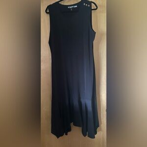 Karllagerfeld Paris Black Midi Sleeveless Dress Size 12